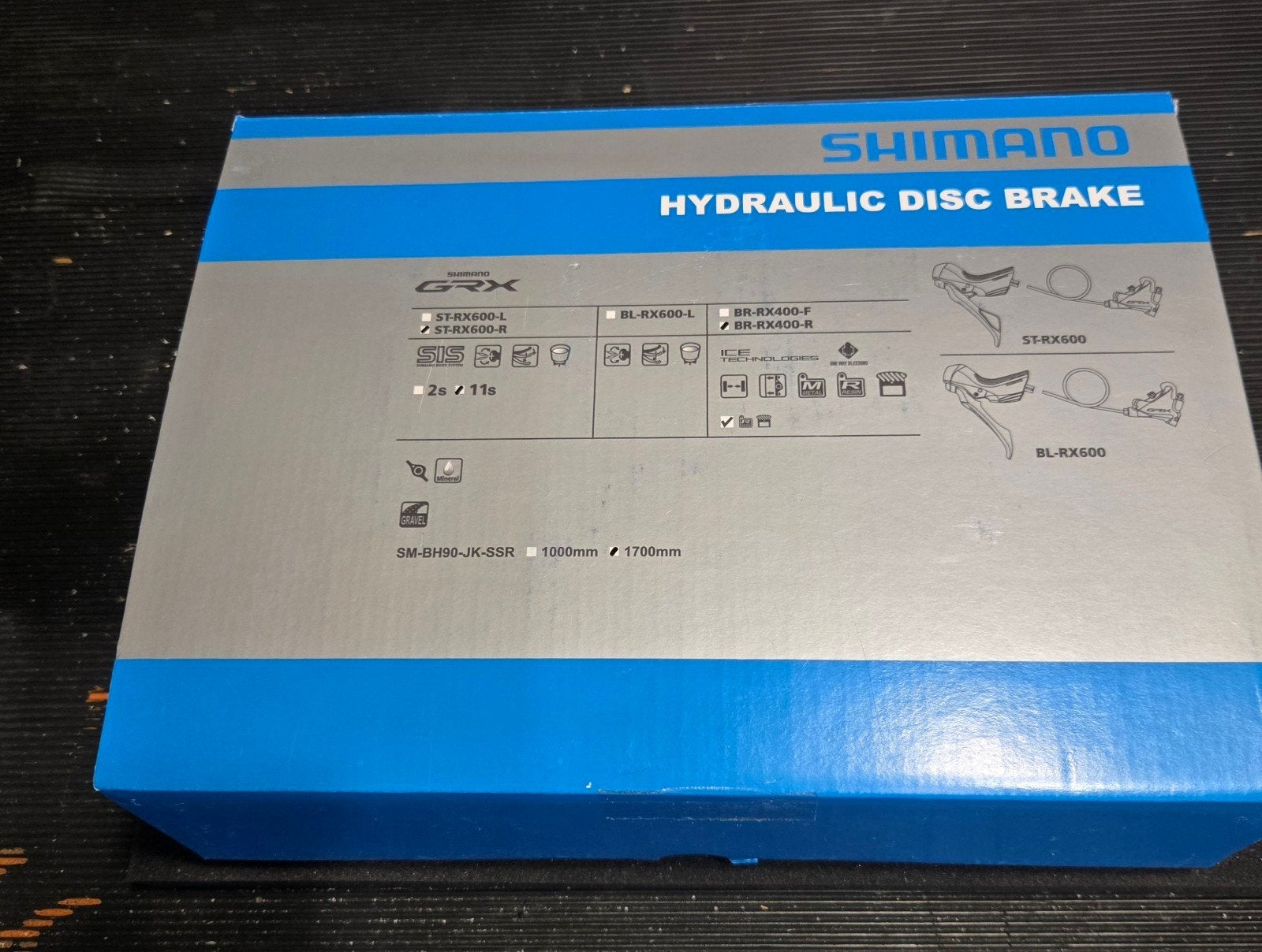 Shimano GRX Hydraulische Schijfremmen - Nieuw in Doos, Remmen, Gravelbike, Nieuw, Ophalen of Verzenden