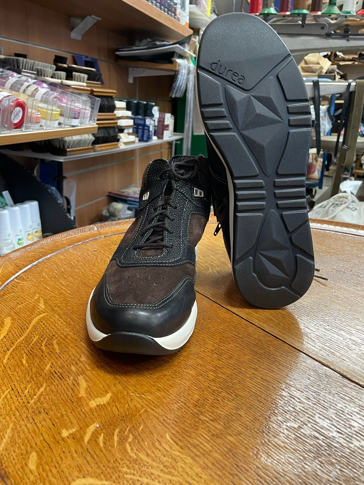 Nog erg nieuwe Durea schoenen maat 42,5, Ophalen of Verzenden, Zo goed als nieuw, Bruin, Veterschoenen