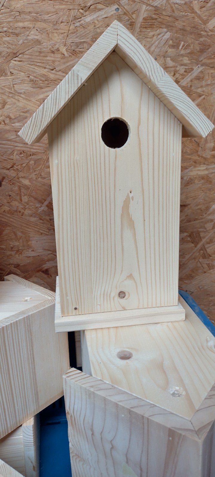 Vogelhuisjes voor mezen, geschikt voor decoupage techniek, Ophalen