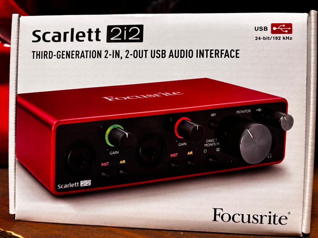 GLOEDNIEUW Focusrite Scarlett 2i2 3rd generation, Computers en Software, Geluidskaarten, Nieuw, Extern, Ophalen of Verzenden
