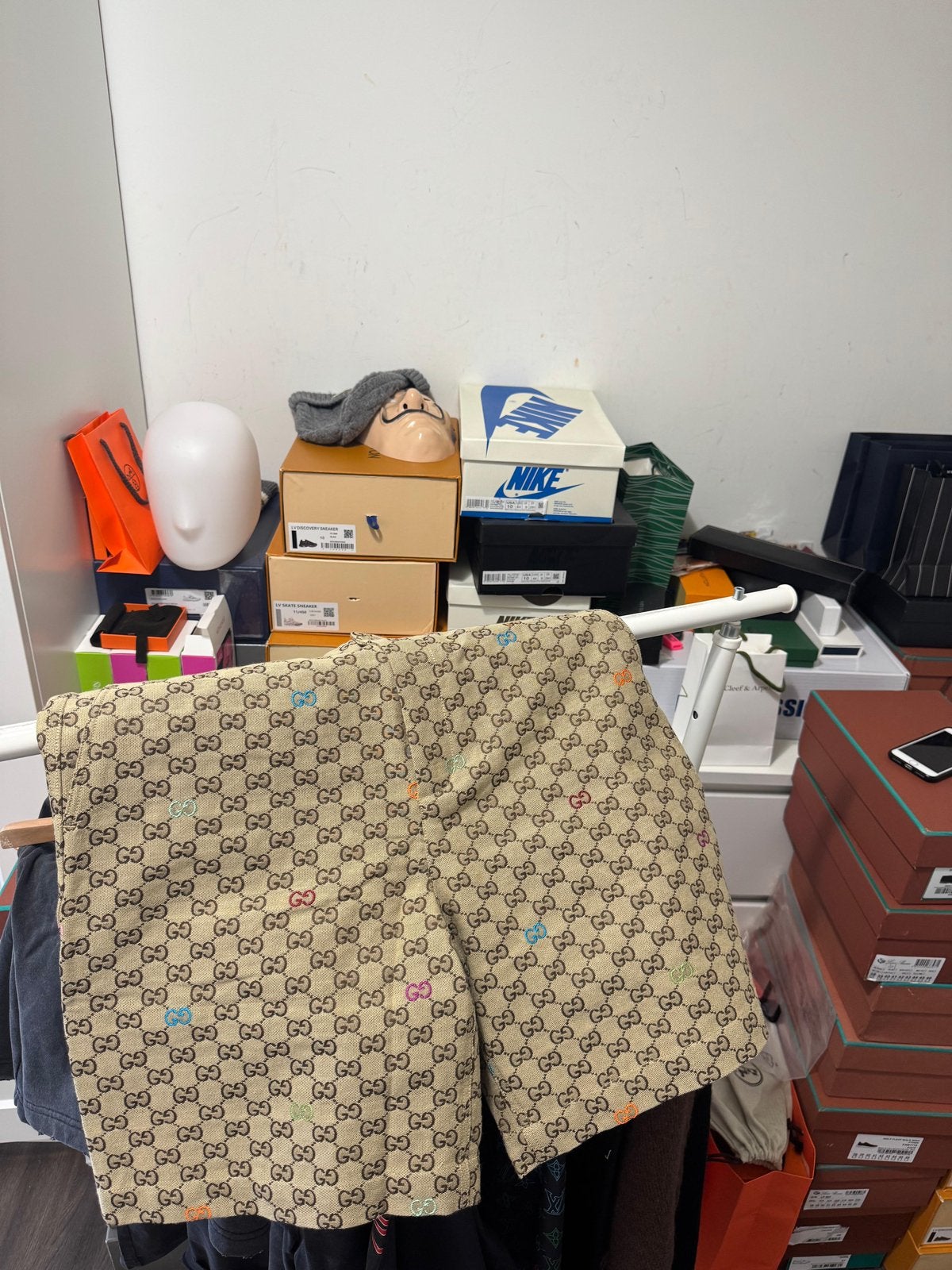 Gucci GG canvas Bermuda short, Kleding | Heren, Ophalen of Verzenden, Nieuw