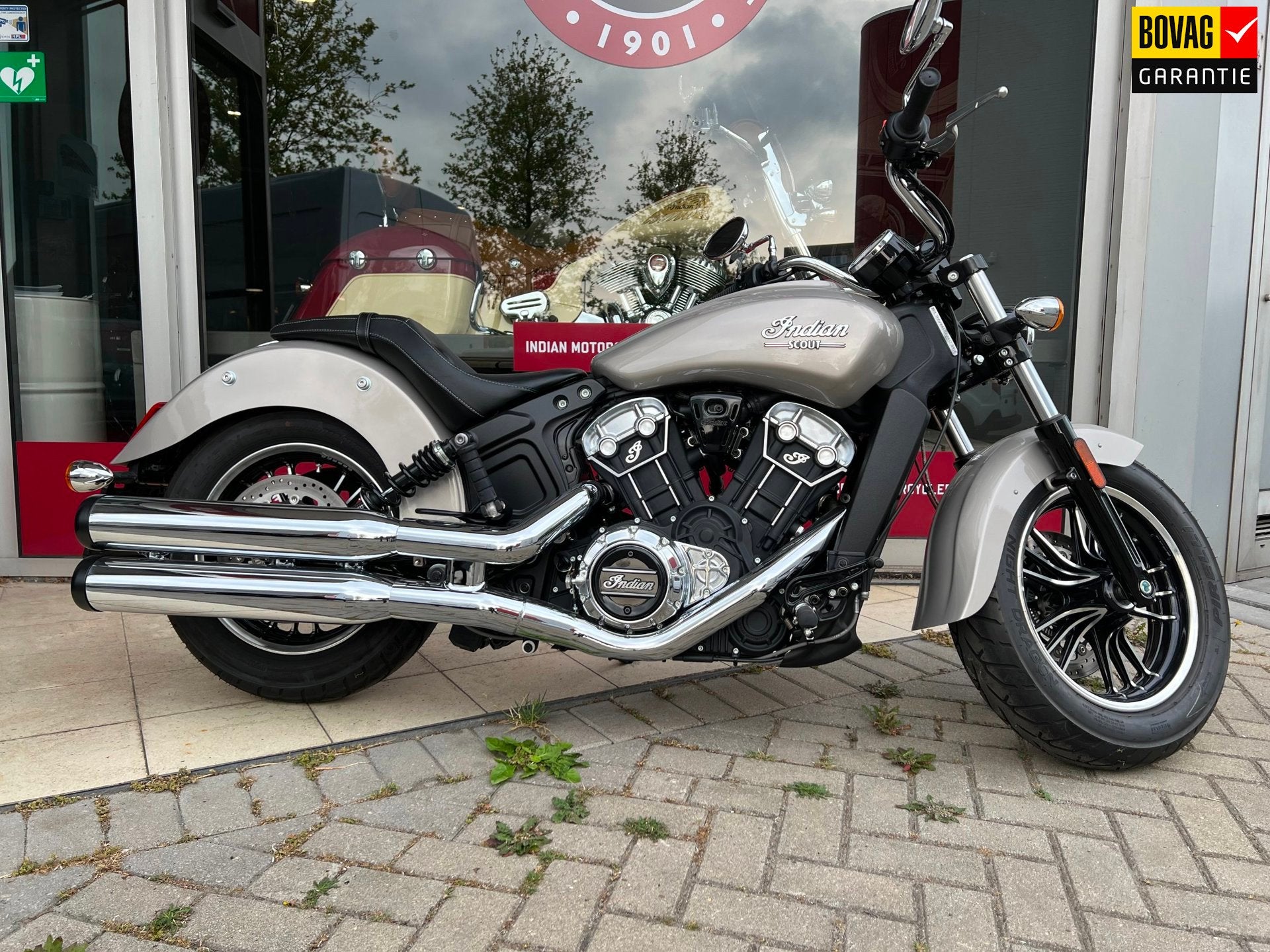 Indian Chopper Scout, Curieweg 6a
2408 BZ  Alphen aan den Rijn, NL, Chopper, Bedrijf, 1133 cc