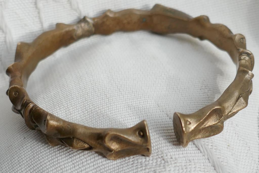 Unieke bronzen armband, Verzenden, Overige kleuren