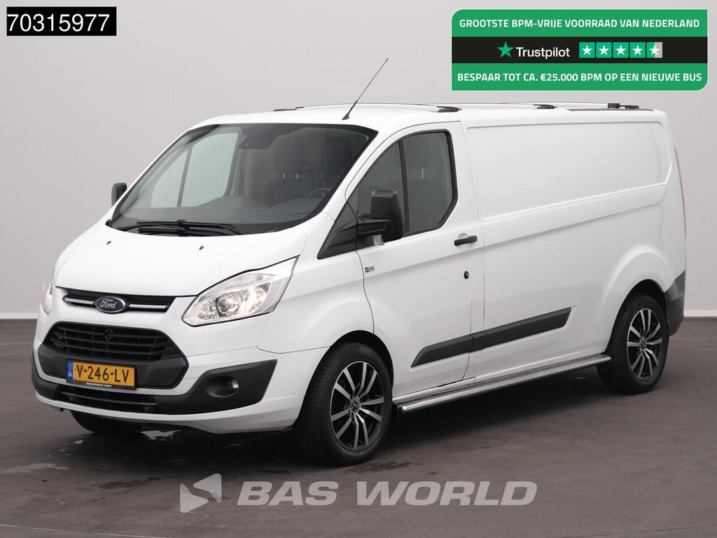 Ford Transit Custom 105pk L2H1 Trekhaak Navi Airco Cruise Ca, Stof, Gebruikt, Euro 6, 4 cilinders