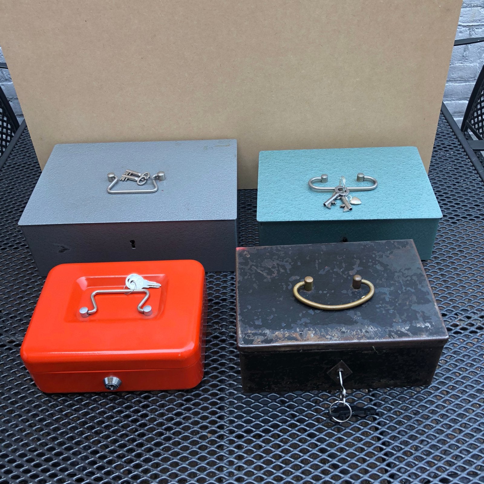 4x geldkist 30€ graag ophalen, Ophalen, Gebruikt
