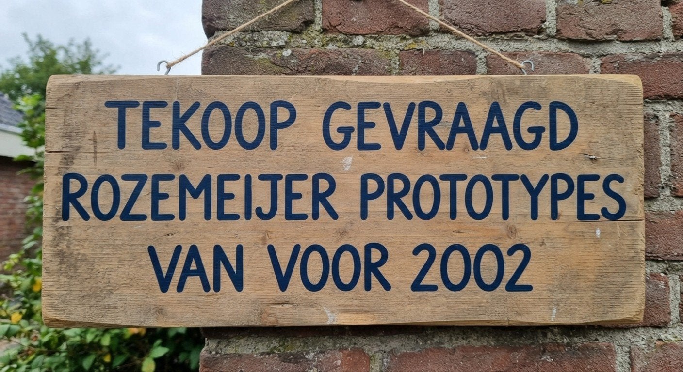 Gezocht: Houten Prototypes Rozemeijer medio jaar 2000, Ophalen of Verzenden, Kunstaas