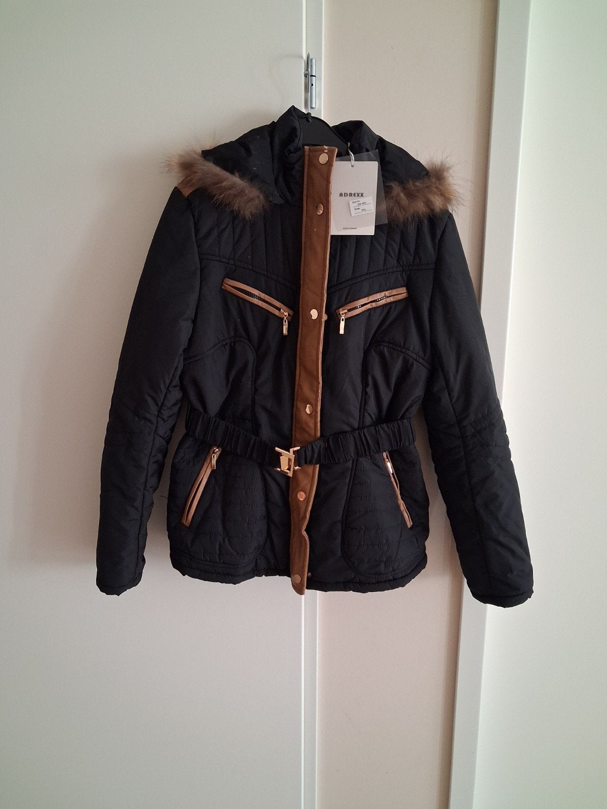 winterjas, Zwart, Adrexx, Zo goed als nieuw, Ophalen