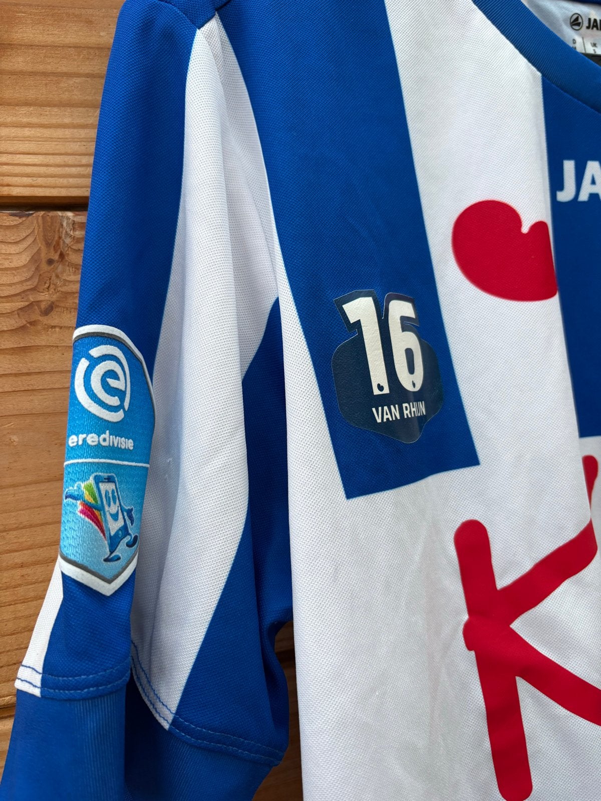 Matchworn Ricardo van Rhijn Kika SC Heerenveen shirt, Ophalen of Verzenden, Zo goed als nieuw, Overige binnenlandse clubs, Shirt
