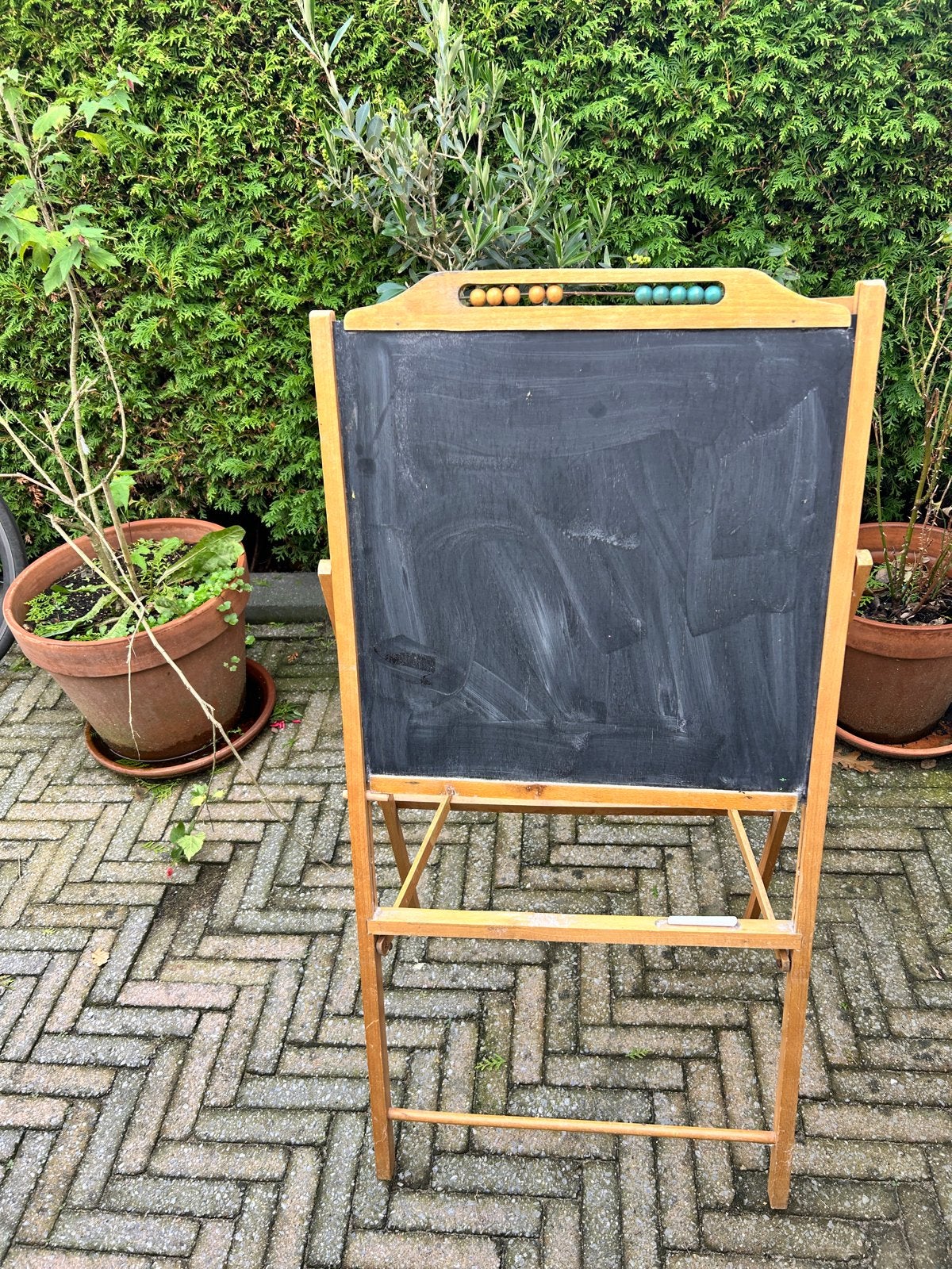 Schoolbord voor kinderen, Ophalen, Gebruikt, Krijtbord
