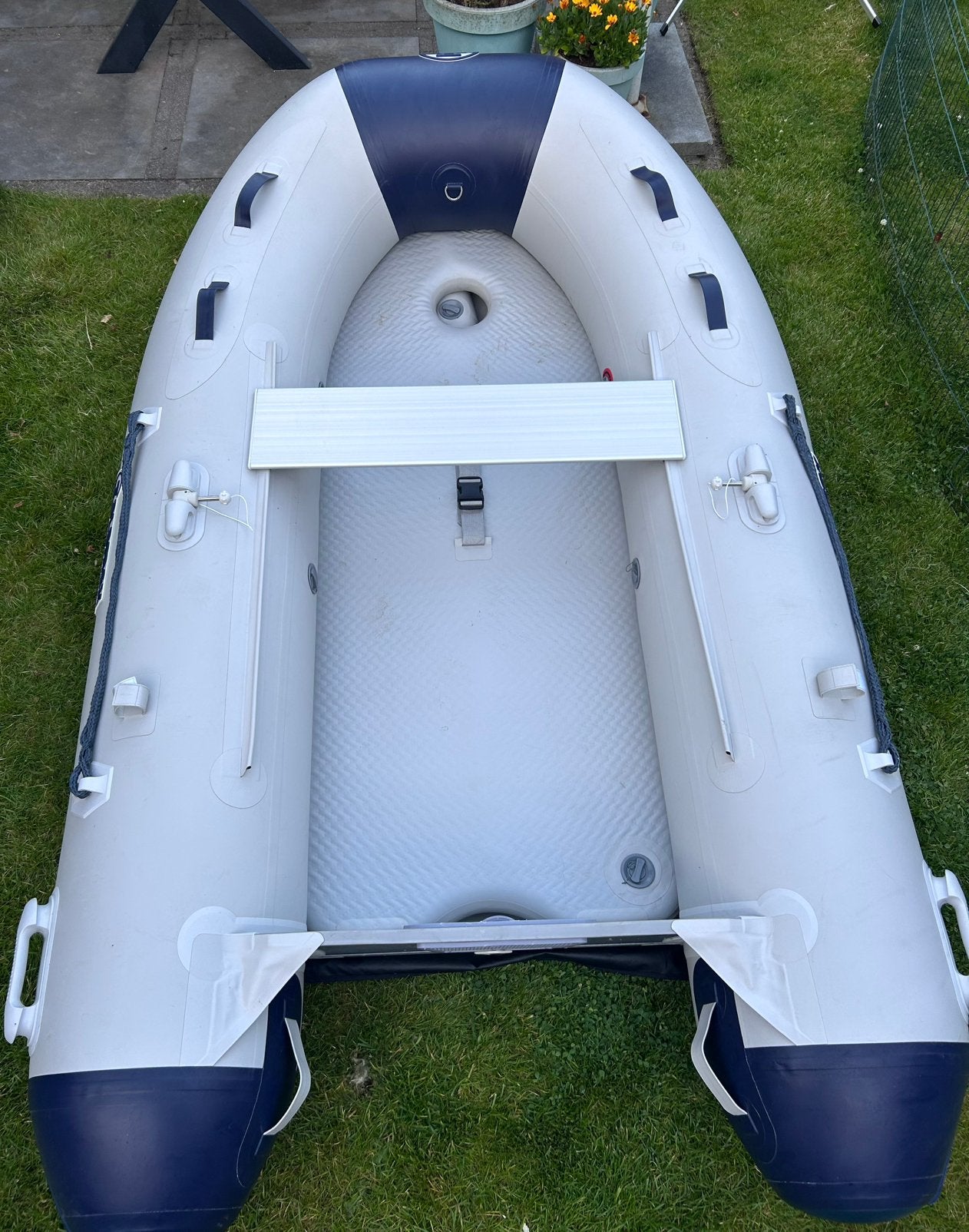 Talamex Comfortline TLA 250 + elekt. motor Talamex 12V TM66, Watersport en Boten, Ophalen, Zo goed als nieuw, Airdeck, Talamex