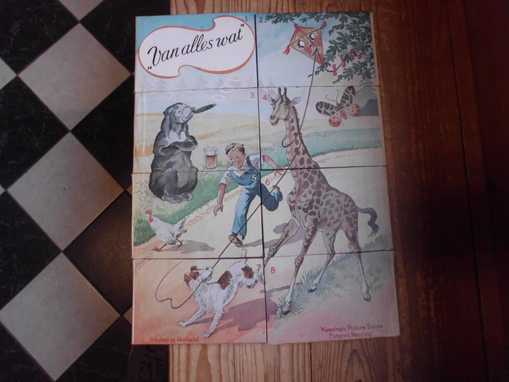 Plaatjesboek jaren 50 Keesing’s picture book Van alles wat, Ophalen of Verzenden, Gelezen, Keesing’s, Plaatjesalbum