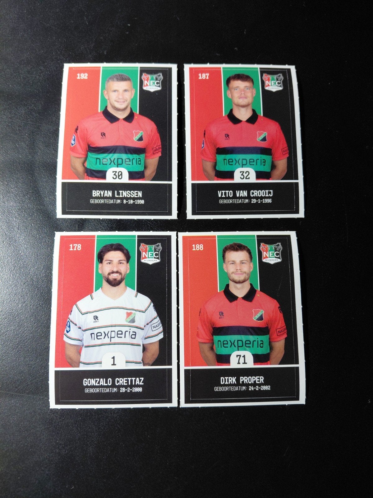 nec nijmegen (stickers), Verzenden, Nieuw, Overige binnenlandse clubs, Poster, Plaatje of Sticker