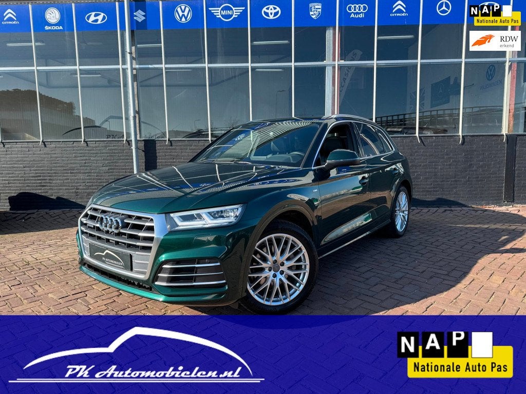 Audi Q5 2.0 TFSI Quattro S-Line *NAPPA LEDER + PANODAK + B&O, Auto's, Audi, Bedrijf, Te koop, Q5, 360° camera, 4x4, ABS, Achteruitrijcamera