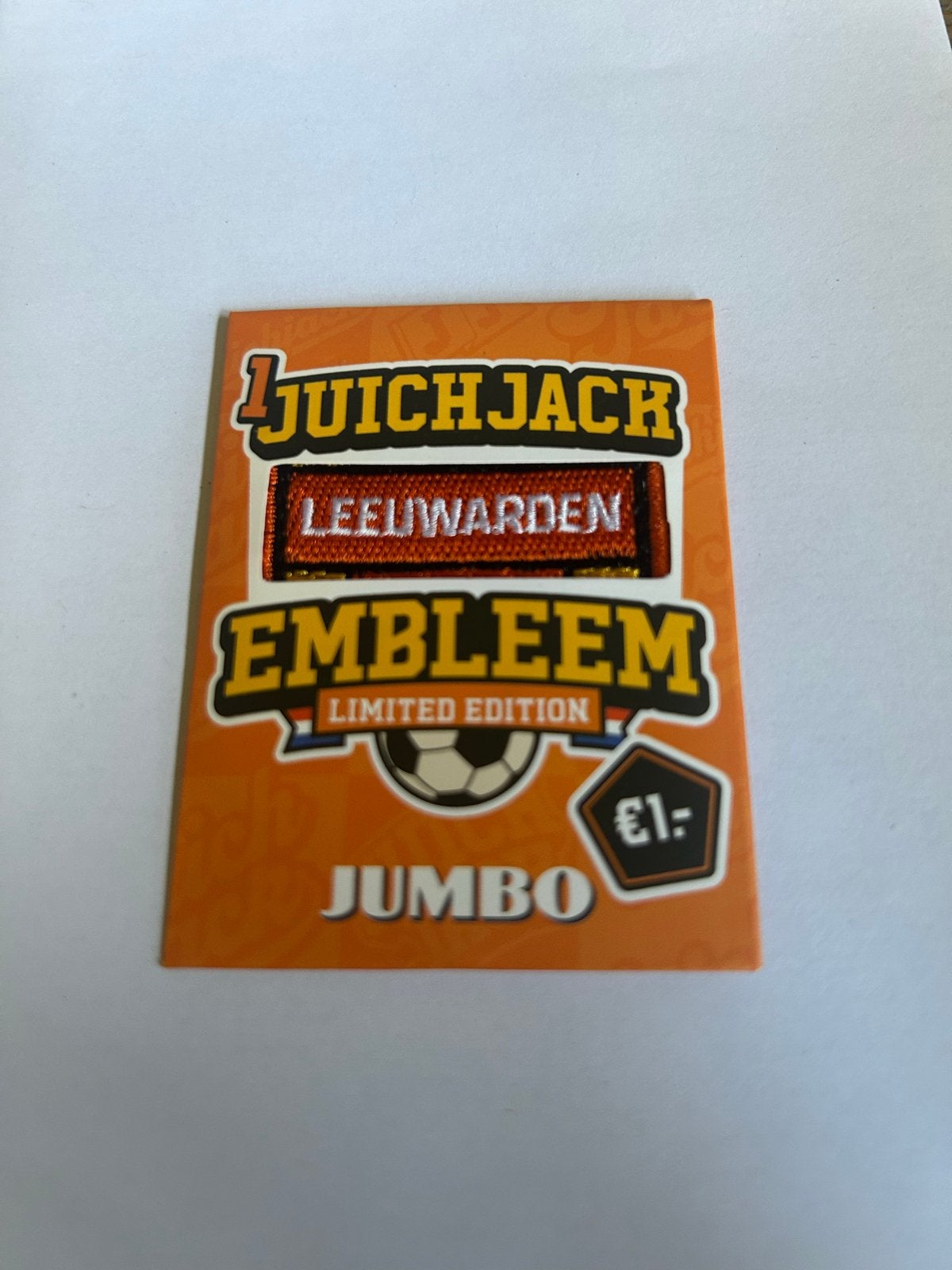 Juichjack Leeuwarden Embleem  Jumbo, Verzamelen, Supermarktacties, Jumbo, Ophalen