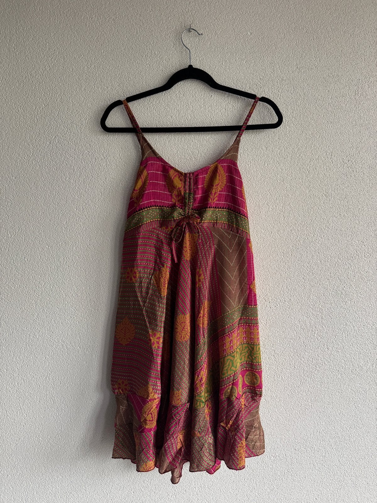 Vintage boho ibiza stijl zijden jurk, Vintage, Vintage, Ophalen of Verzenden, Zo goed als nieuw