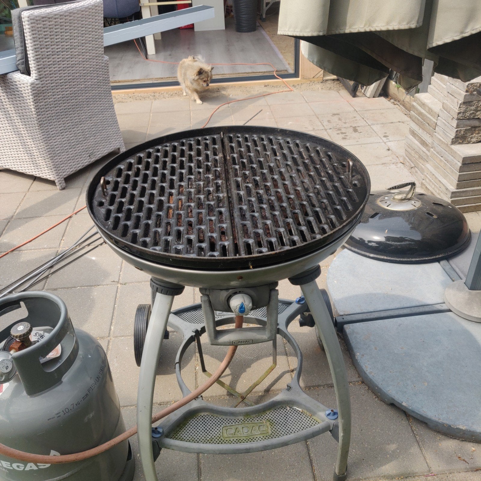 Cadac scottelbraai leisure 57 cm doorsnede, Ophalen, Gebruikt