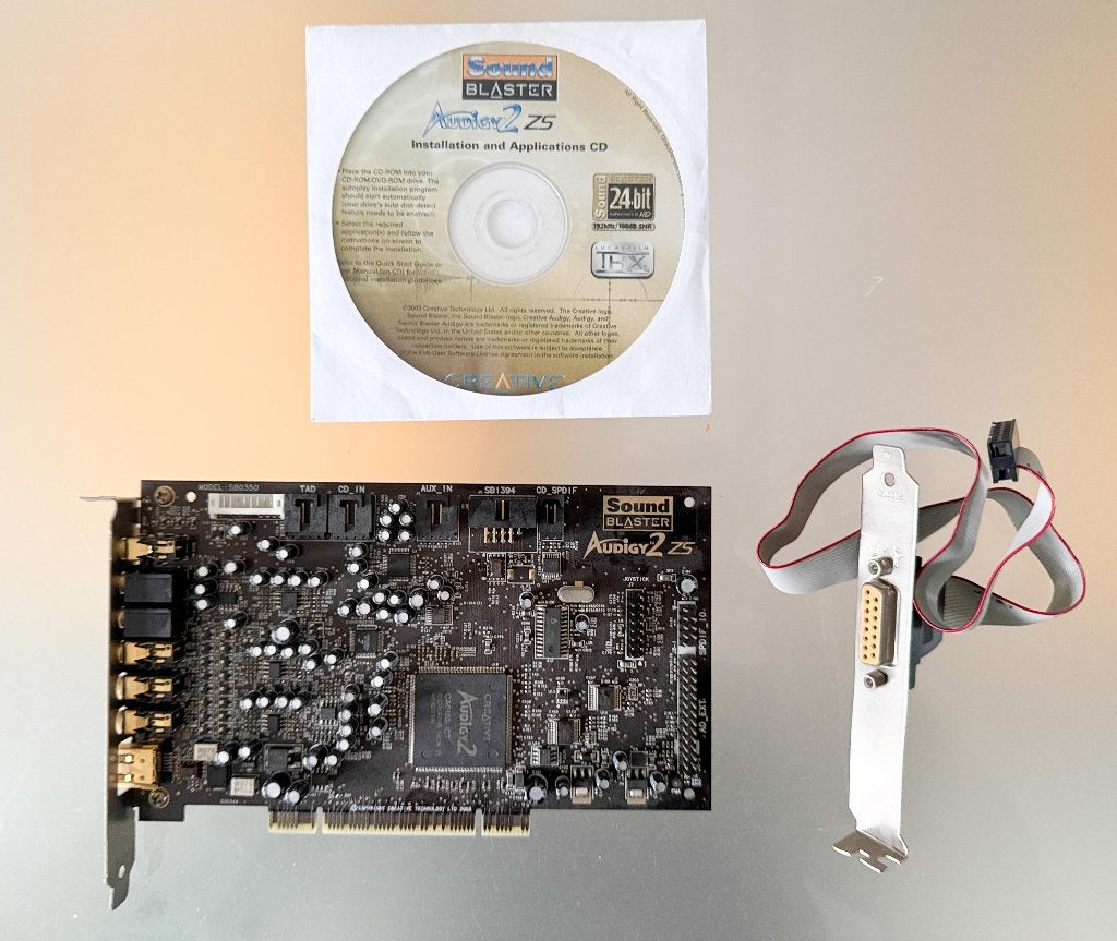Creative Labs Sound Blaster Audigy 2 ZS geluidskaart, Verzenden, Gebruikt, Intern, Creative