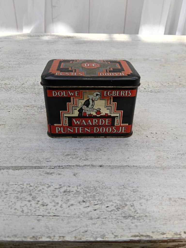 Vintage Douwe Egberts Punten Doosje (1930-1938), Ophalen