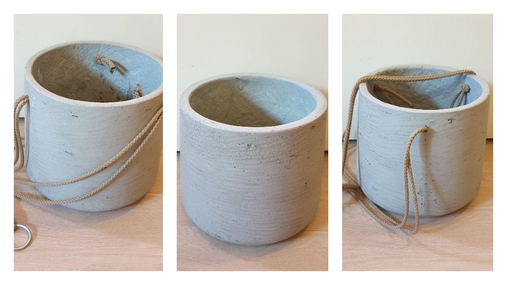 Set bloempotten pottery pots rough collection, binnen buiten, Ophalen, Overige materialen, Rond, Zo goed als nieuw