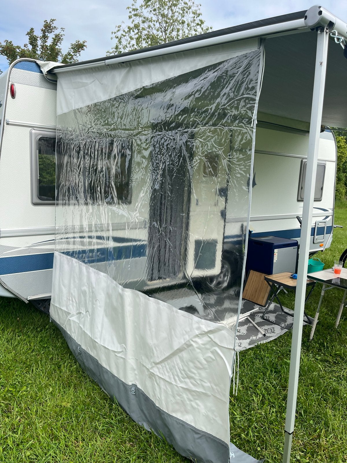 Zijwand voor Thule Omnistor luifel (Caravan), Ophalen of Verzenden, Gebruikt