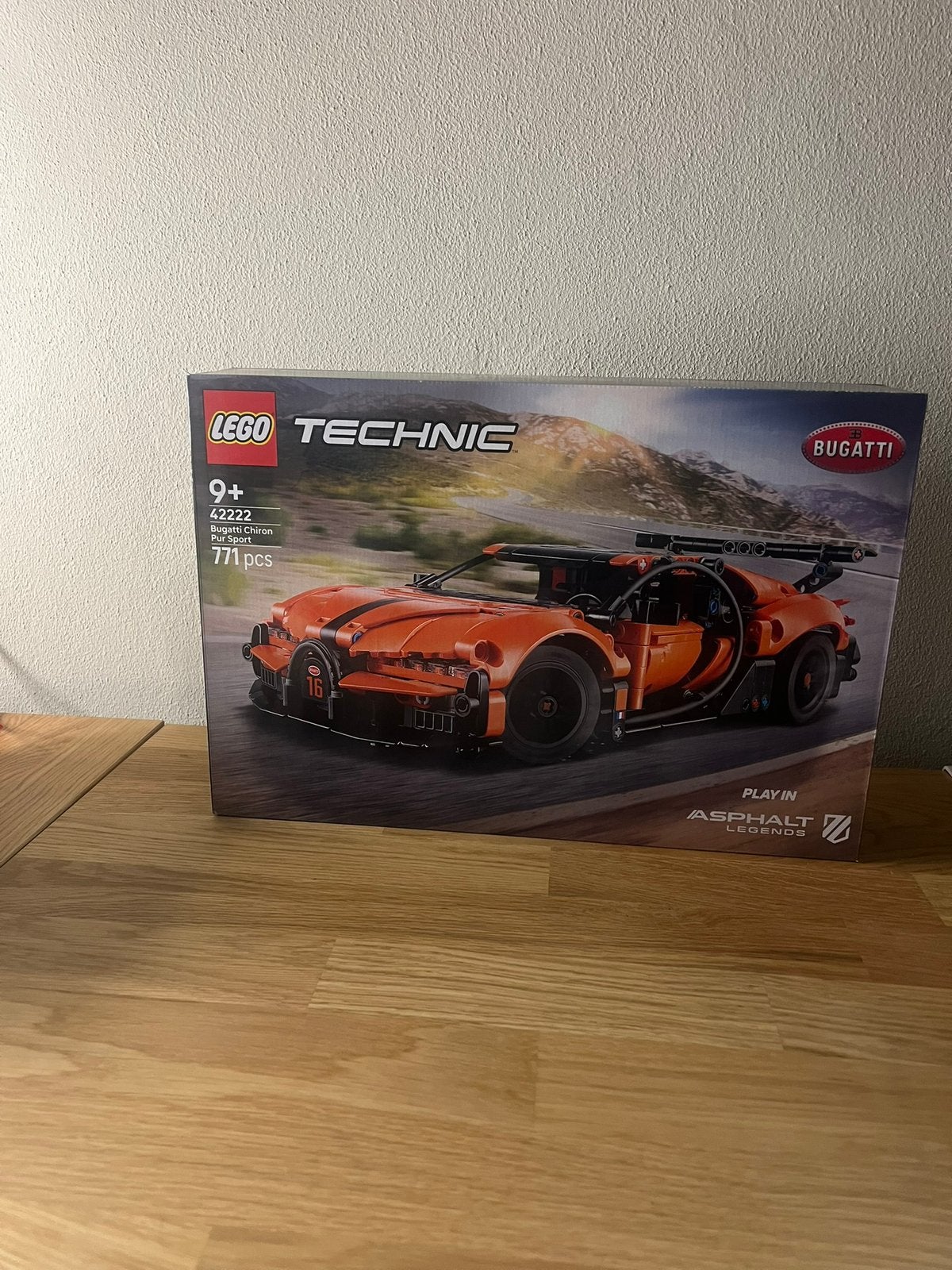 42222 LEGO Technic Bugatti Chiron Pur, Lego, Nieuw, Ophalen of Verzenden, Complete set