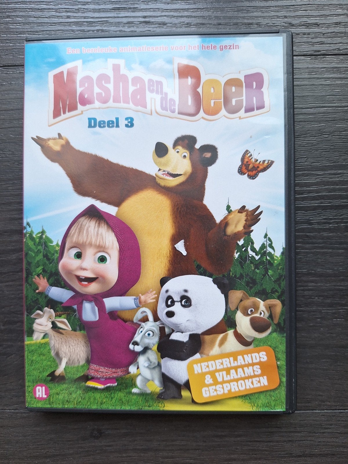 Masha en de Beer - Deel 3 (DVD), Animatie, Alle leeftijden, Tv-serie, Zo goed als nieuw