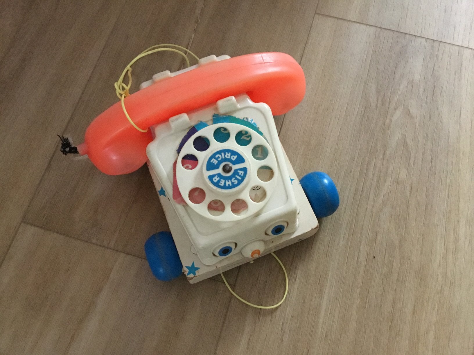 Te koop Fischer Price Telefoon vintage, Ophalen, Gebruikt, Duw- of Trekspeelgoed