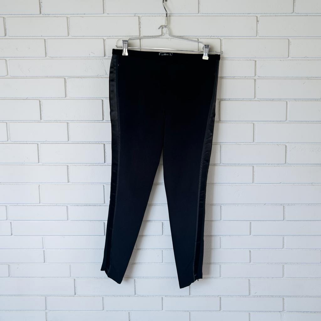 By Malene Birger Broek 38 Zwart Zij Streep Pantalon Fadilas, Maat 38/40 (M), Bmb, Zwart, Ophalen of Verzenden