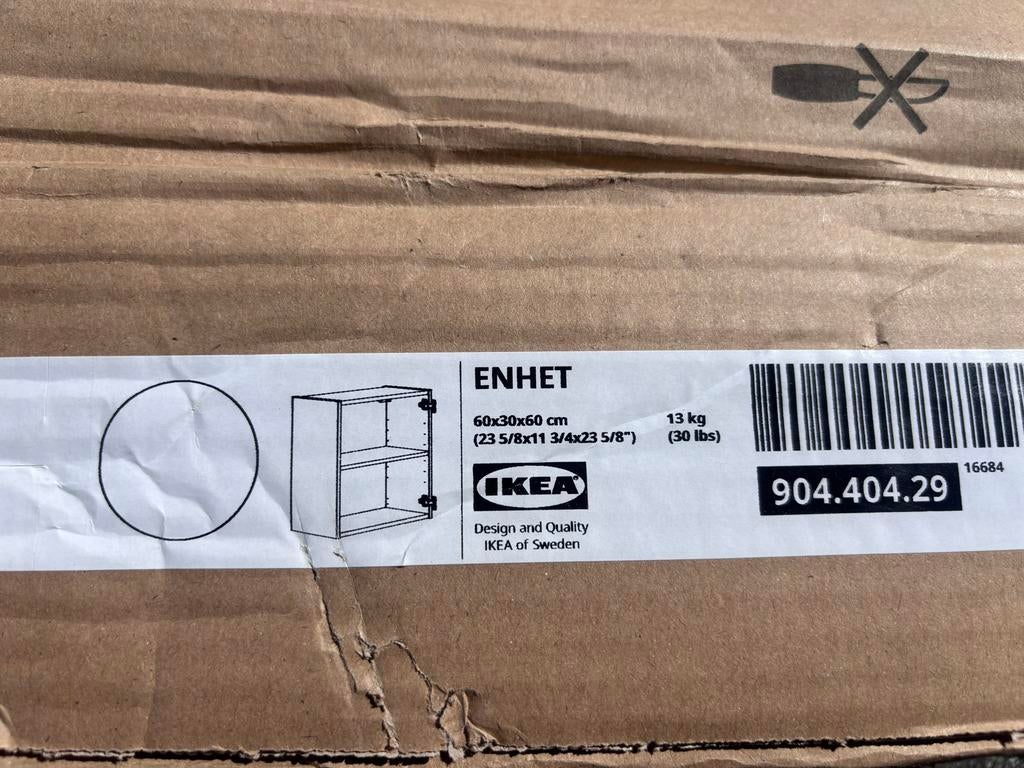 IKEA Enhet kastje met deur, 60x30x60 cm, Ophalen, Nieuw