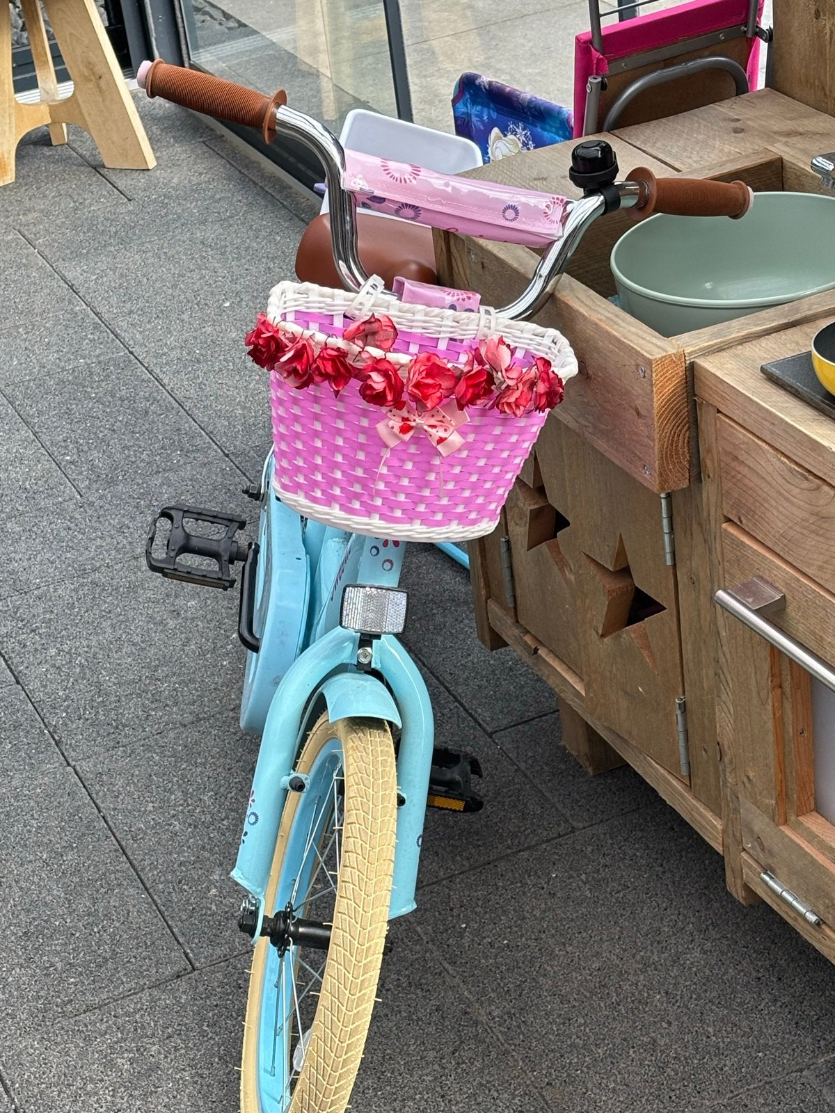 Zo goed als nieuwe kinderfiets om te leren fietsen, Ophalen, Terugtraprem, Zijwieltjes, Minder dan 16 inch