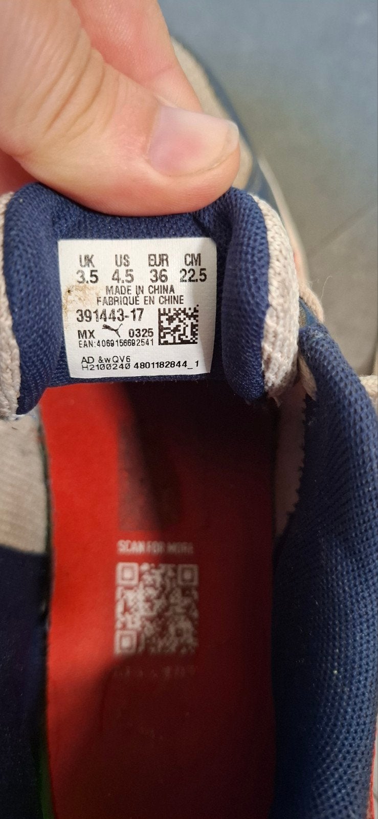 Puma sportschoenen maat 36 voor jongens of meisjes, Gebruikt, Puma, Ophalen of Verzenden, Jongen of Meisje