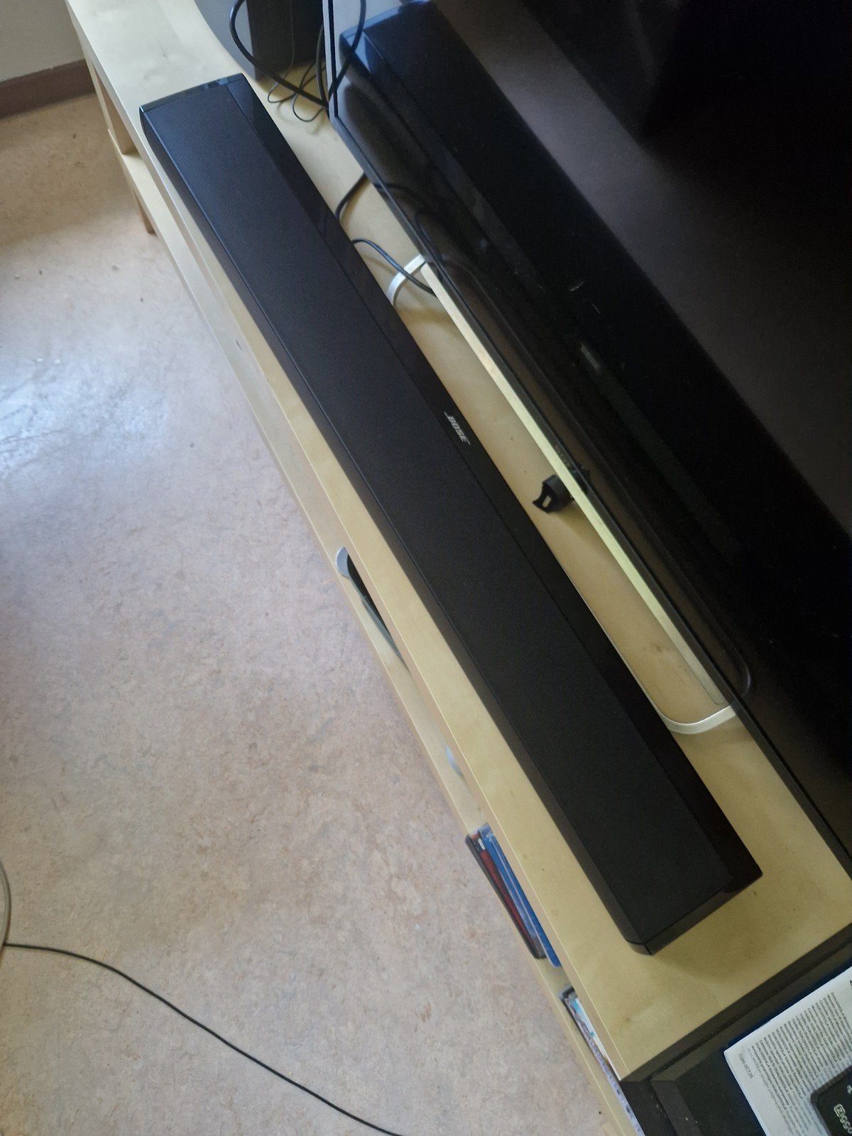 Bose Soundbar met Subwoofer en Mediacenter, Ophalen of Verzenden, Met externe subwoofer, Gebruikt