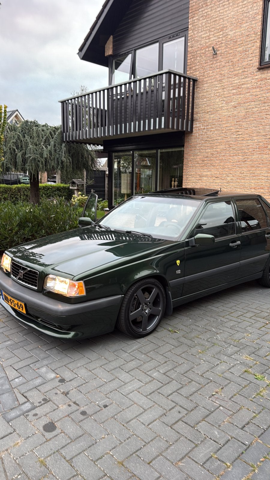 Volvo 850 2.3 T-5 R 1995 Groen, Auto's, Voorwielaandrijving, Zwart, 700 kg, 1446 kg