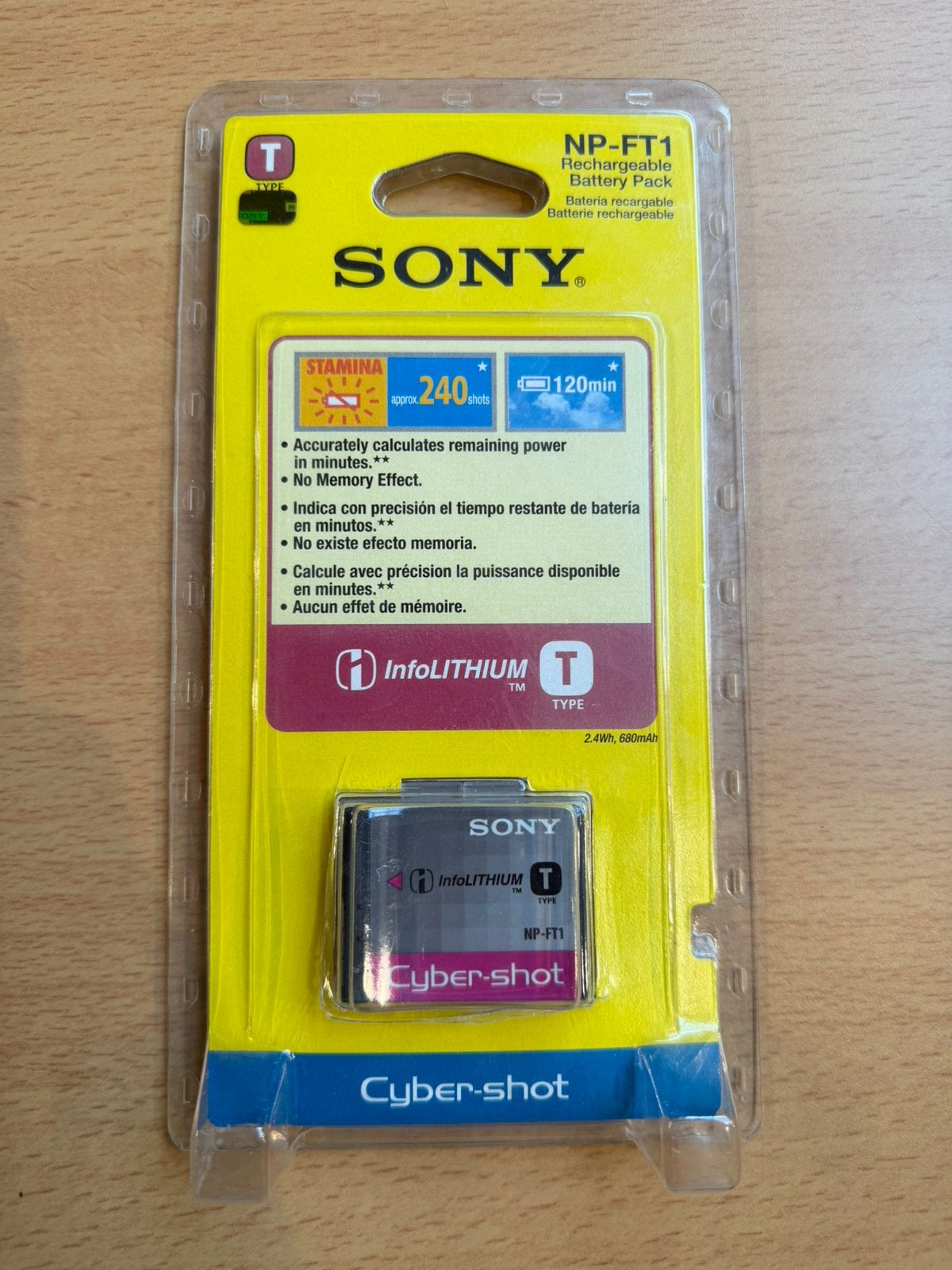 Sony NP-FT1 battery pack NIEUW in blister, Ophalen of Verzenden, Nieuw