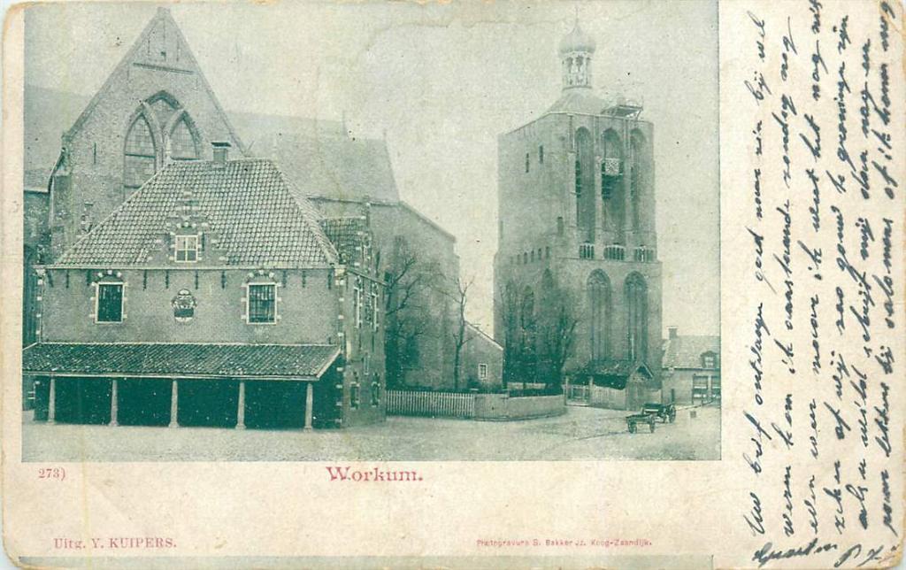 381-327-015 Workum, Verzenden, Voor 1920, Friesland