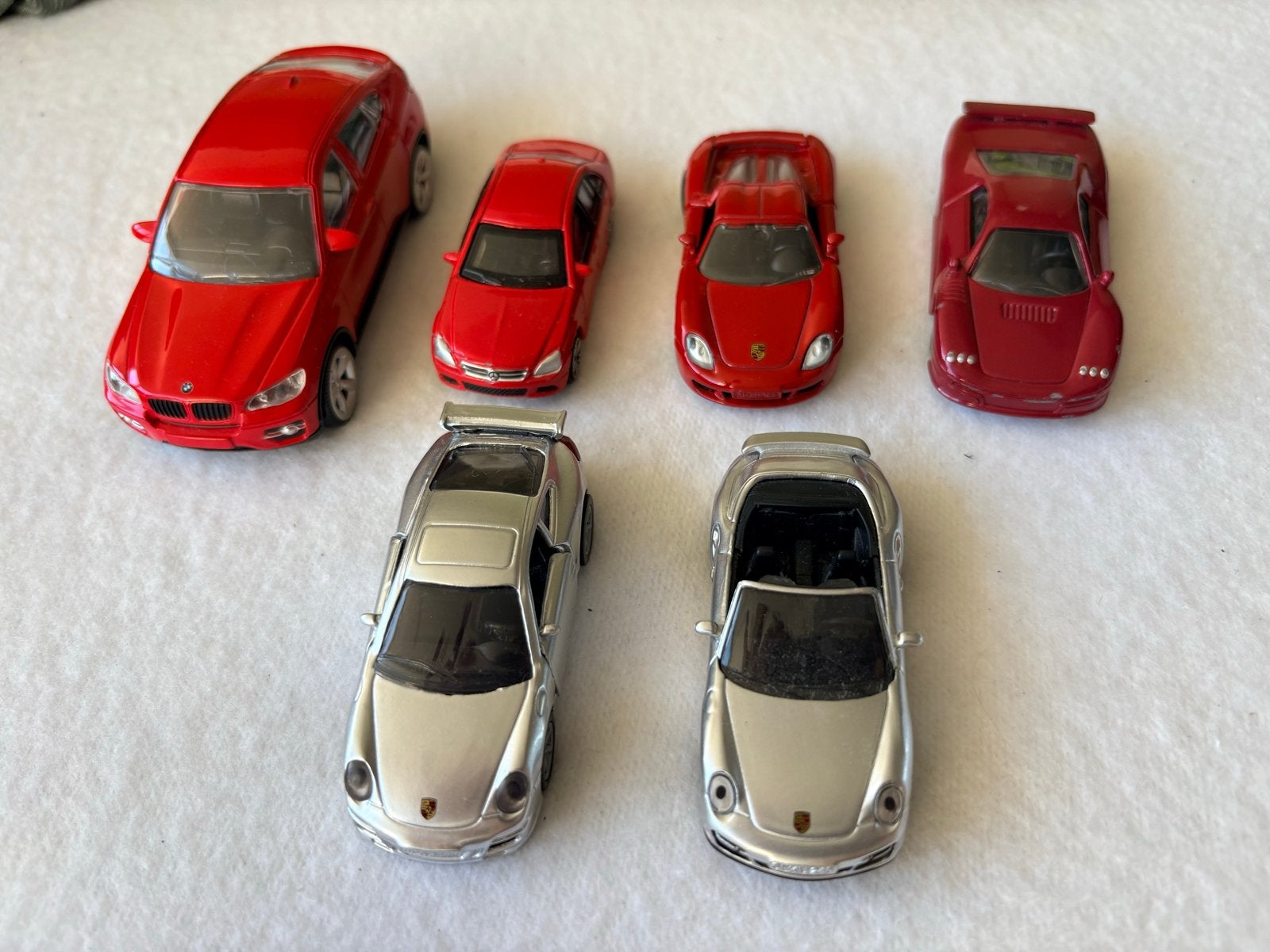 Siku modelauto's: Porsche, BMW, Mercedes-Benz, Ophalen of Verzenden, Gebruikt, Auto