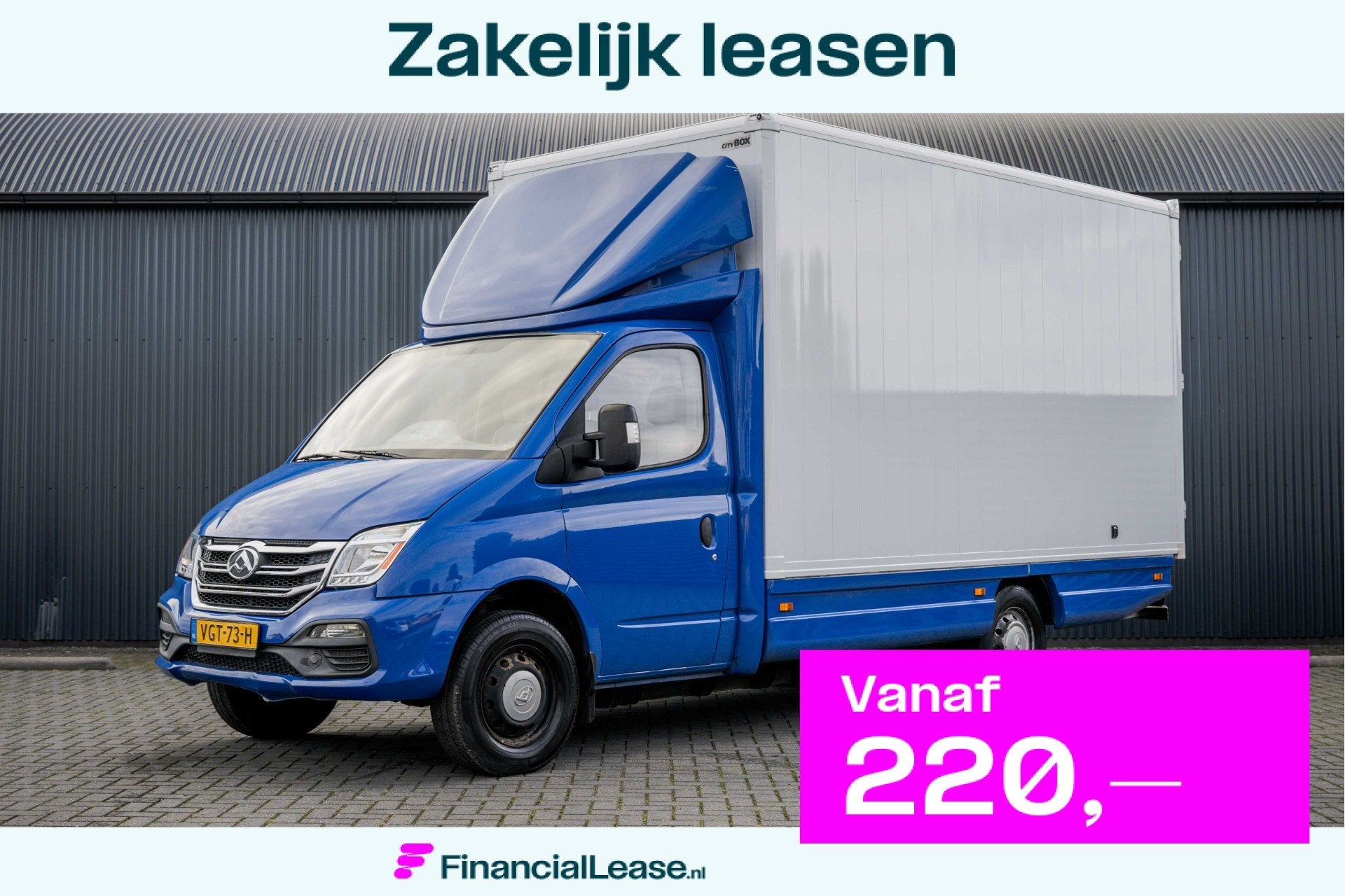 Maxus EV80 | Volledig Elektrisch | 3-Zits | Camera | Bakwage, Origineel Nederlands, 56 kWh, Grijs, 150 min