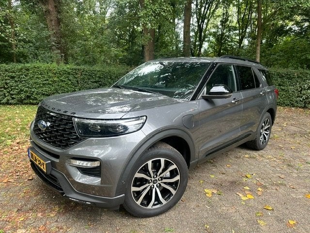 Ford Explorer 3.0 V6 Ecoboost Phev 457pk Aut 2021 Grijs, Auto's, Ford, Automaat, Dealer onderhouden, 457 pk, 2441 kg
