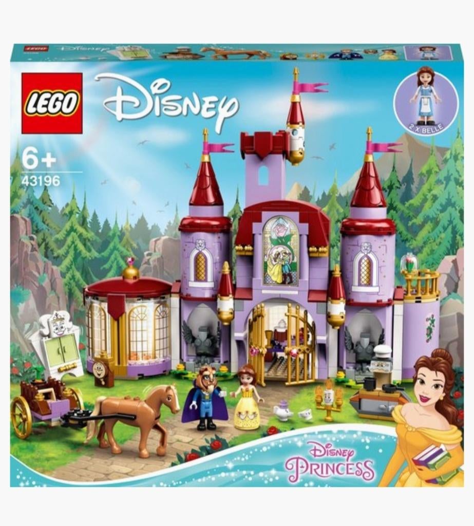 LEGO Disney Princess Belle & Beest Kasteel 43196 <>NIEUW<>, Nieuw, Ophalen of Verzenden, Disney, Complete set
