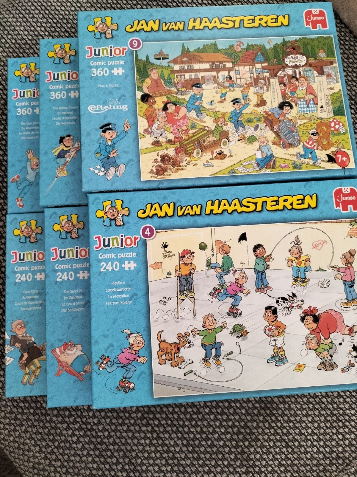 Jan van Haasteren Junior, Ophalen, Minder dan 500 stukjes, Zo goed als nieuw, Legpuzzel