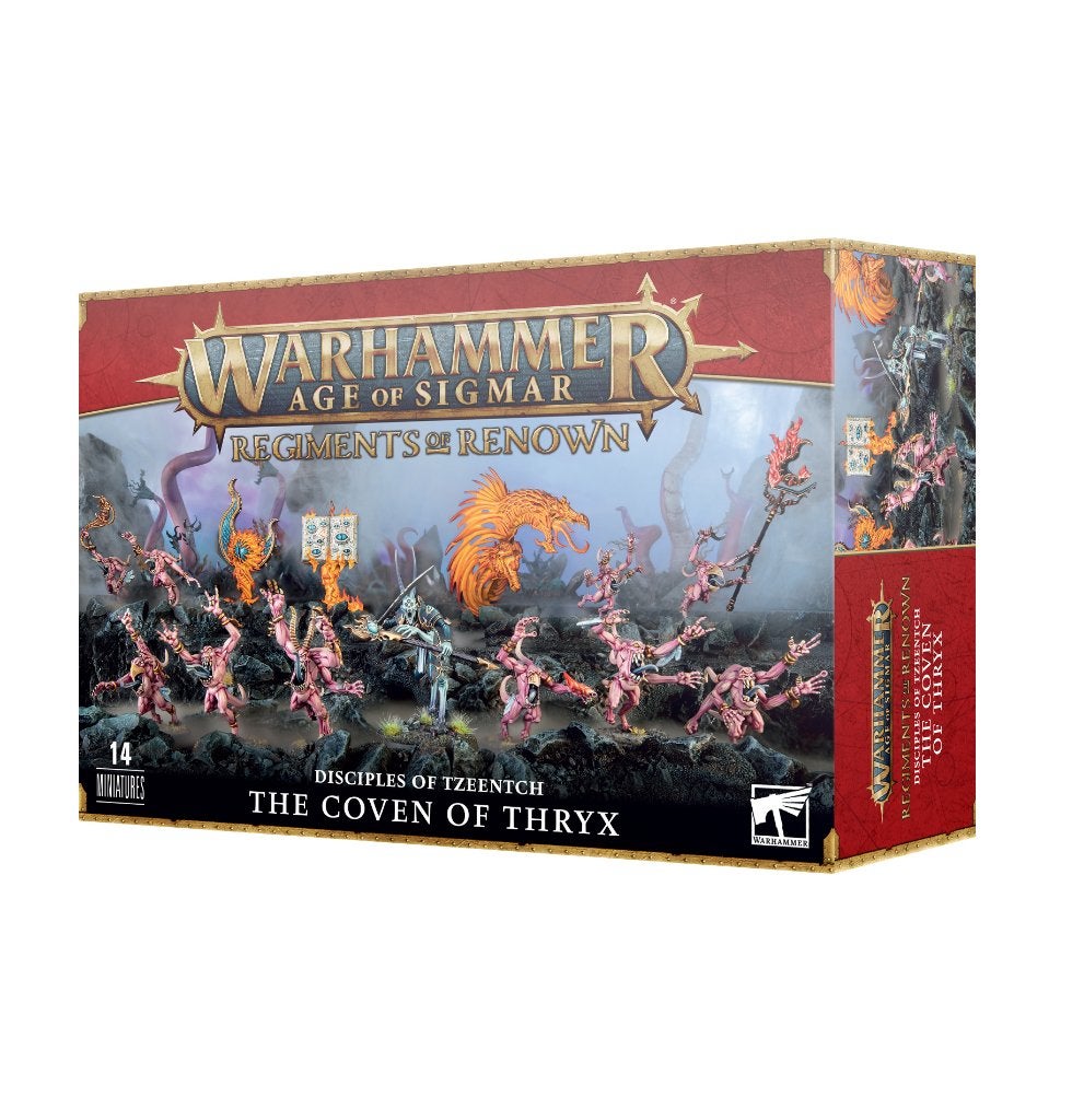 Warhammer AOS disciples of tzeentch THE COVEN OF THRYX, Hobby en Vrije tijd, Ophalen of Verzenden, Nieuw, Warhammer, Figuurtje(s)