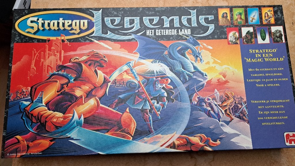 Stratego editie "Legends" fantasy strategisch bordspel , Hobby en Vrije tijd, Gezelschapsspellen | Bordspellen, Een of twee spelers