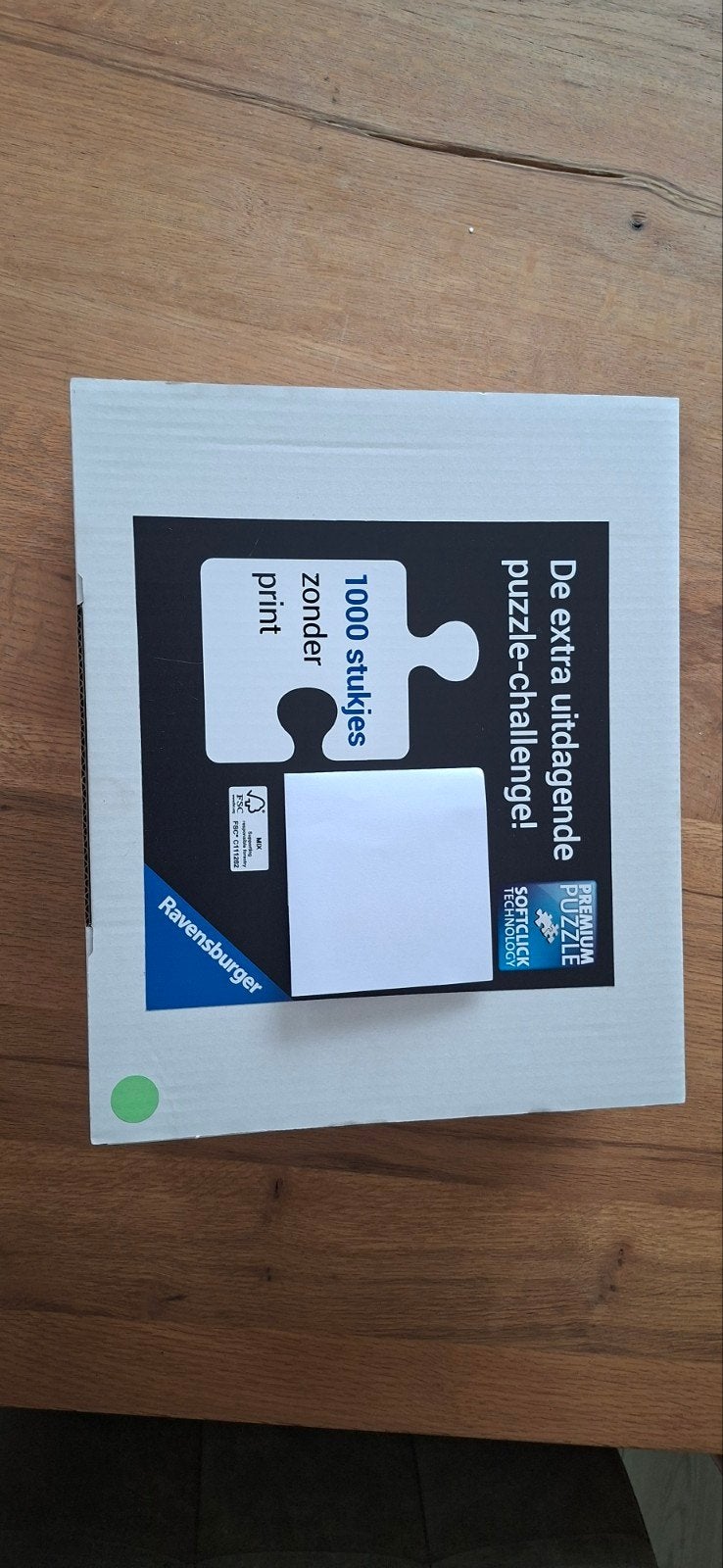 Ravensburger Puzzel 1000 stukjes zonder print, Hobby en Vrije tijd, Denksport en Puzzels, Ophalen of Verzenden, 500 t/m 1500 stukjes