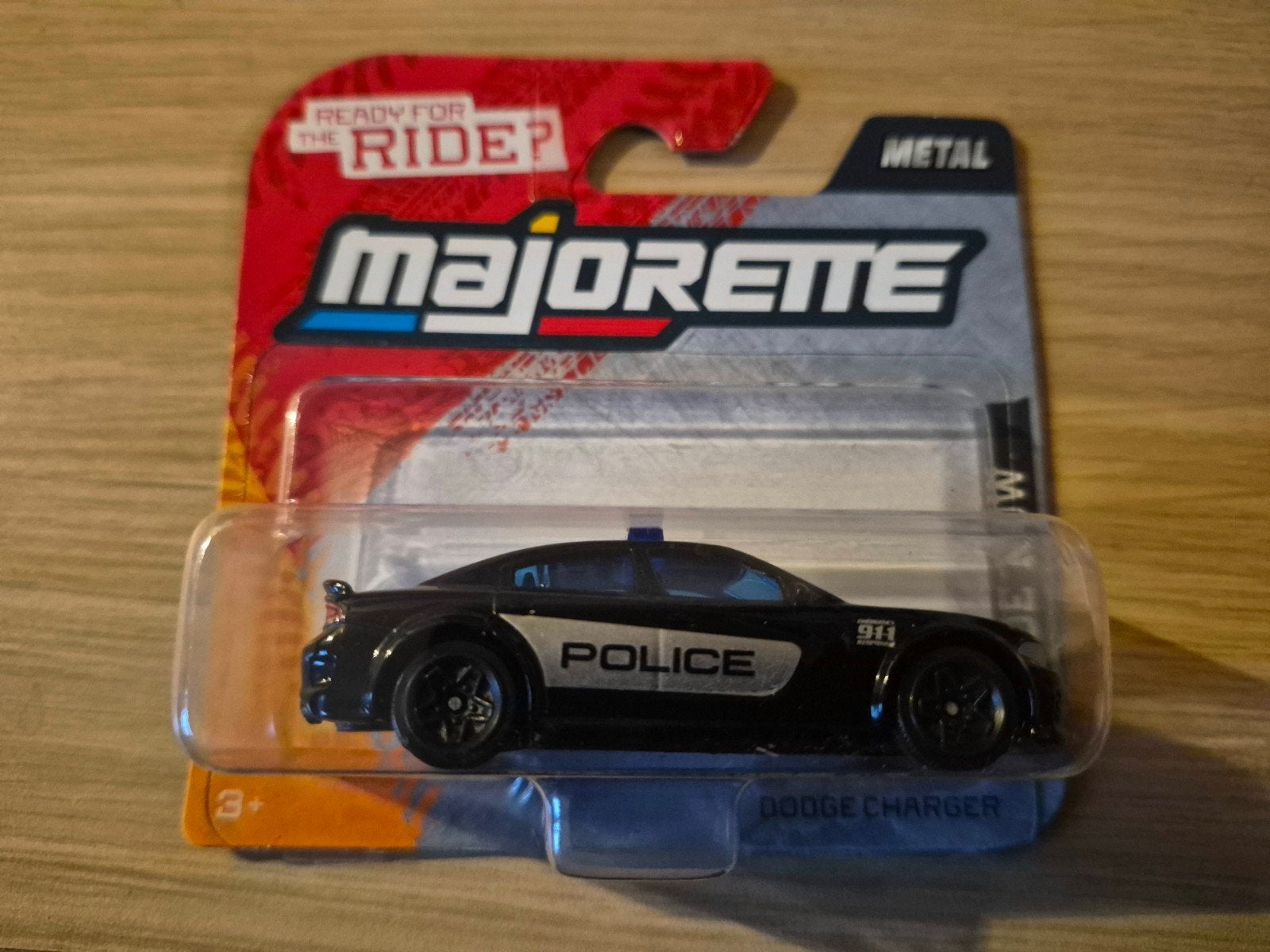 Dodge Charger Police 1:64 (Majorette), Ophalen of Verzenden, Nieuw, Auto