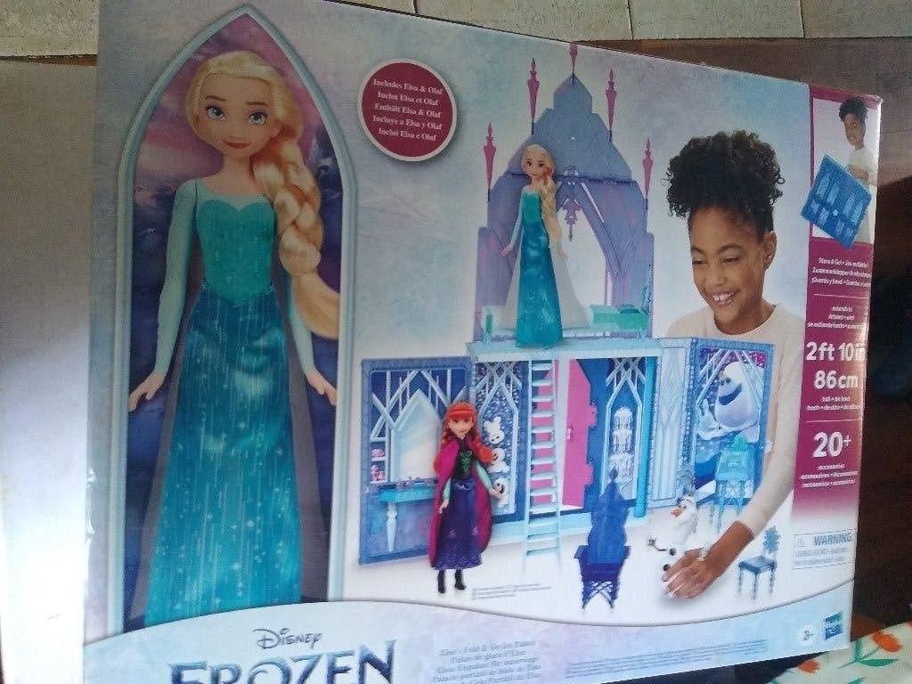 DISNEY FROZEN 2 -- ELSA S FOLD & ICE PALACE, Ophalen of Verzenden, Poppenhuis