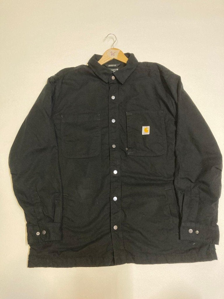 Carhartt Shacket  - XL - Loose Fit - Black - Flannel Inside, Zwart, Carhartt, Ophalen of Verzenden, Maat 56/58 (XL)