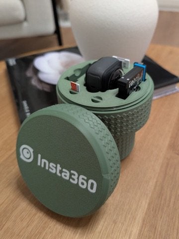 Insta360 X2/X3/X4/X5 Case & Accessoirehouder 3D, Ophalen of Verzenden, Zo goed als nieuw, Overige merken