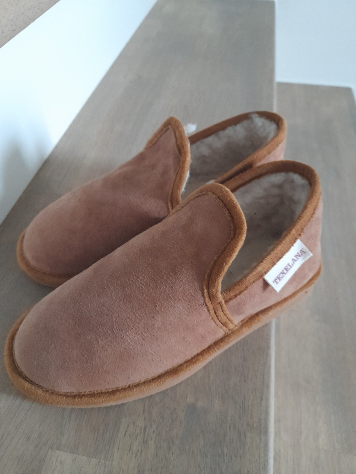 Nieuw Texelana Christa unisex schapenwol pantoffel 36 cognac, Texelana, Jongen of Meisje, Overige typen, Nieuw