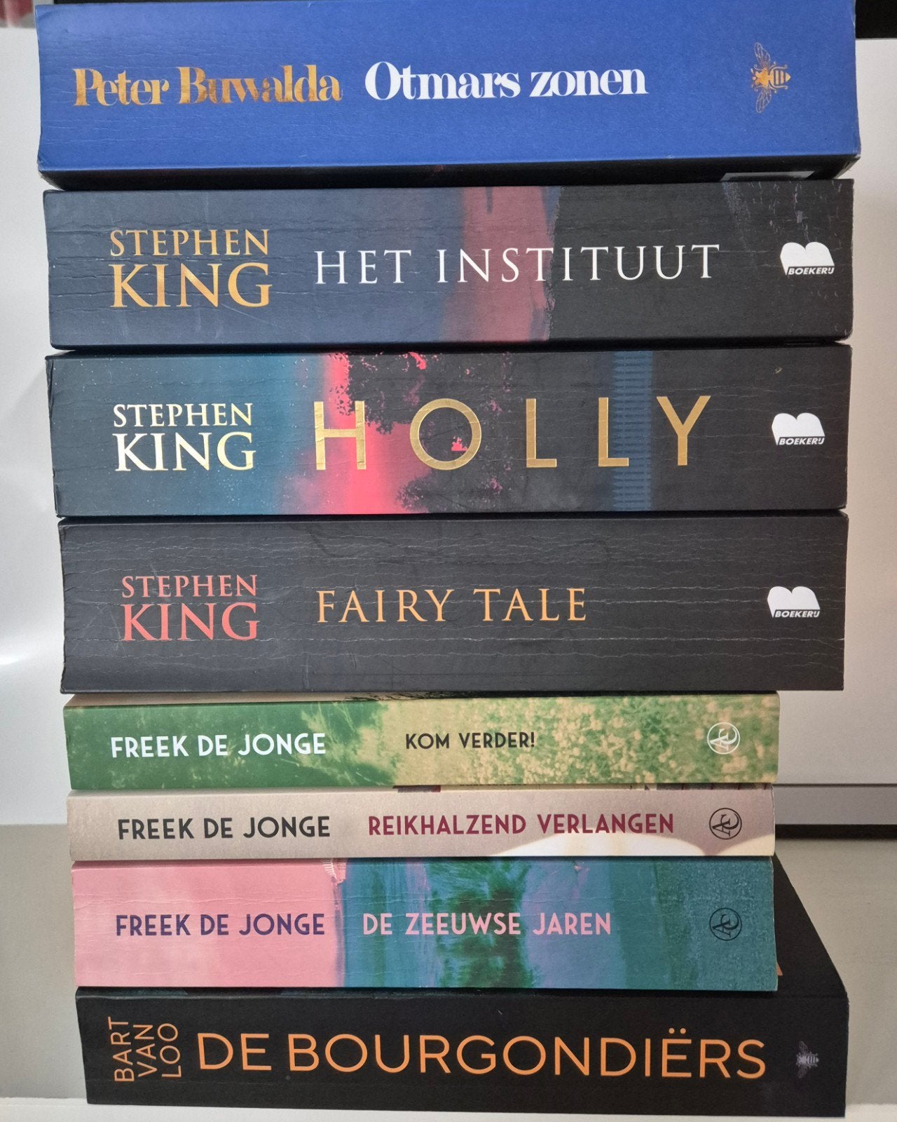 Boeken: Stephen King, de Jonge, Peter Buwalda, Bart van, Boeken, Ophalen of Verzenden, Zo goed als nieuw, Stephen King, Freek de Jonge, Peter Buwalda, Bart van Loo