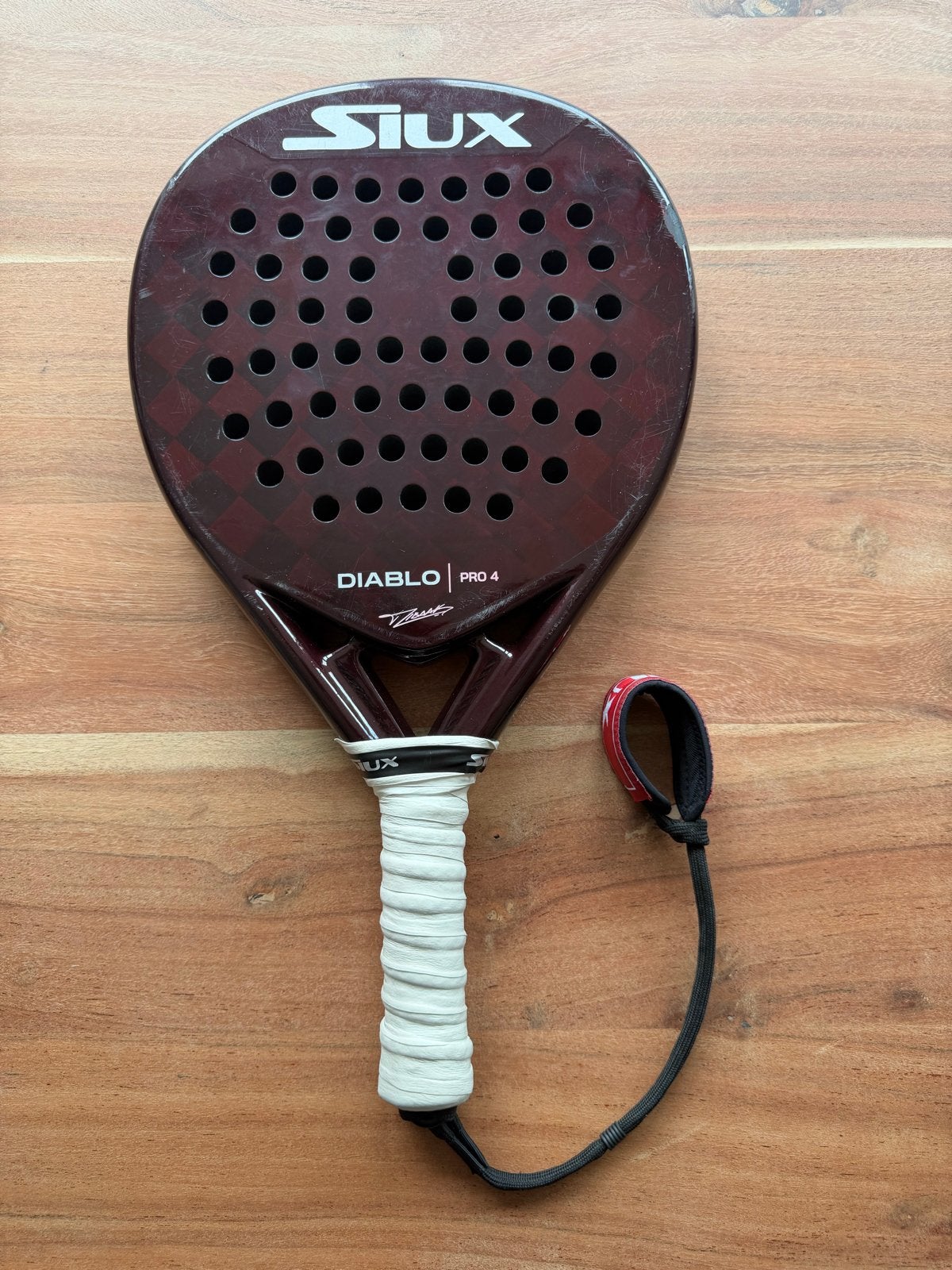 Siux Diablo Pro 4 Padel Racket, Ophalen of Verzenden, Gebruikt, Racket, Overige merken